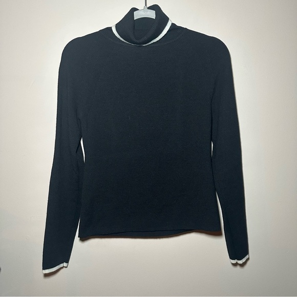 LOFT Sweaters - Ann Taylor LOFT Wool Cashmere Turtleneck Sweater Fall Wardrobe Staple Size M